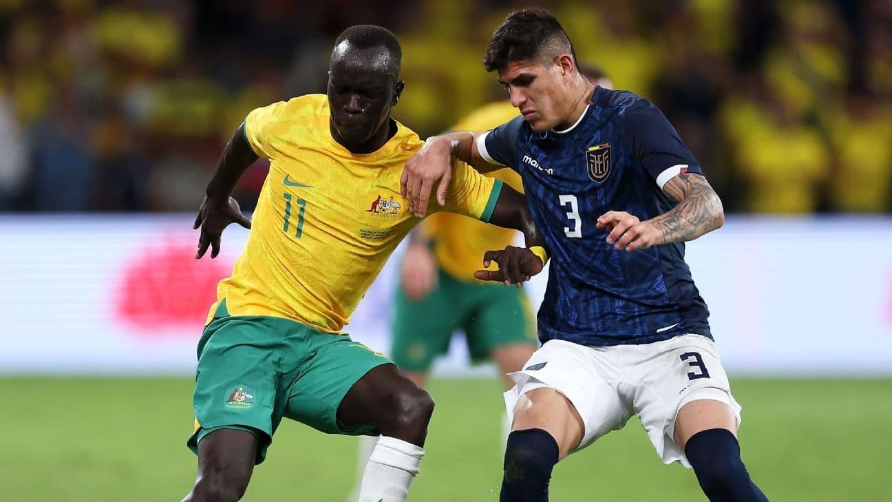 La selección de Ecuador sigue preparándose para enfrentar el día de mañana a Australia, el técnico Félix Sánchez prepara cambios