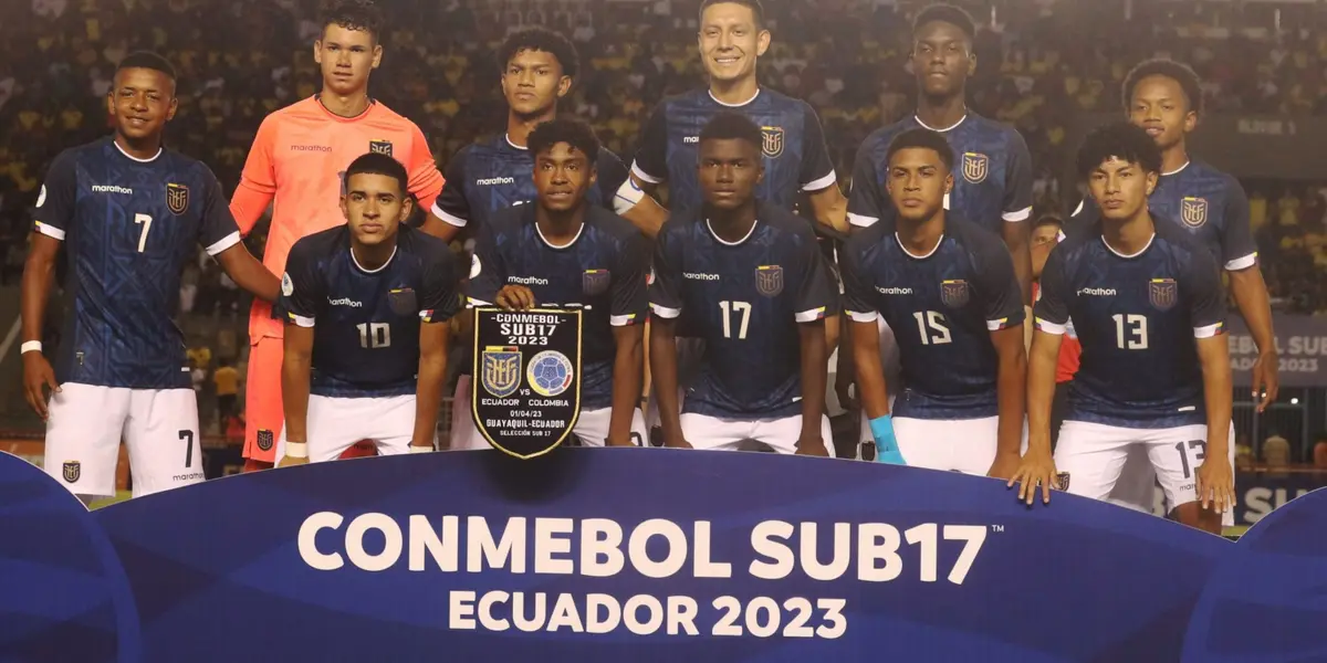 La Selección Ecuatoriana Sub-17 es primero en el grupo del Sudamericano, luego de ganar a Colombia