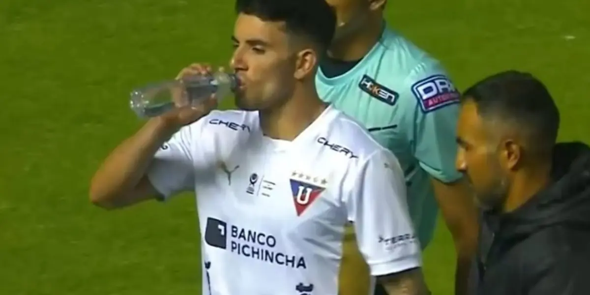 Lautaro Pastrán en Liga de Quito / Foto tomada de: API