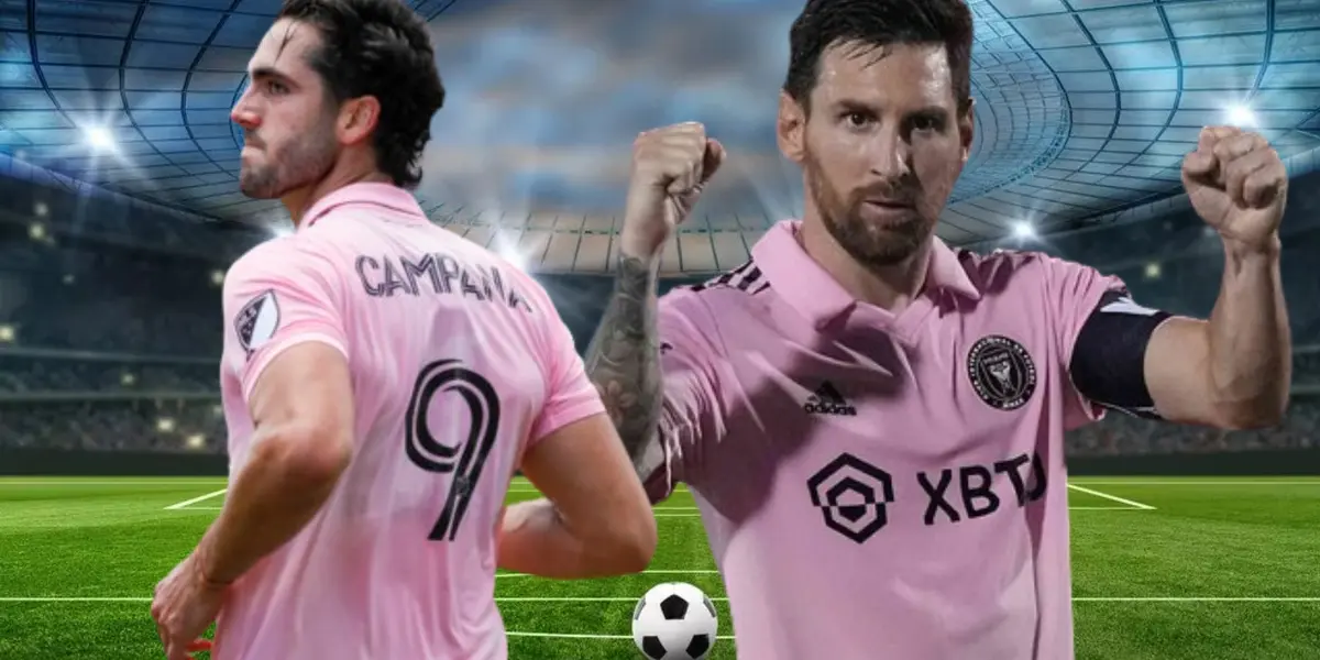 Leo Campana y Lionel Messi