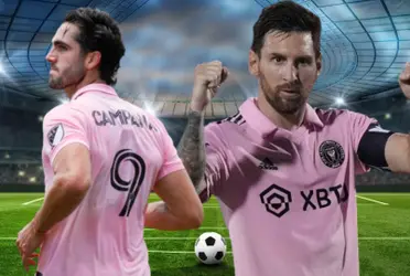 Leo Campana y Lionel Messi