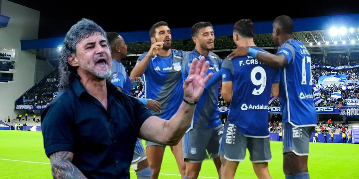 Leonel Álvarez, Emelec. Foto tomada de: El Colombiano