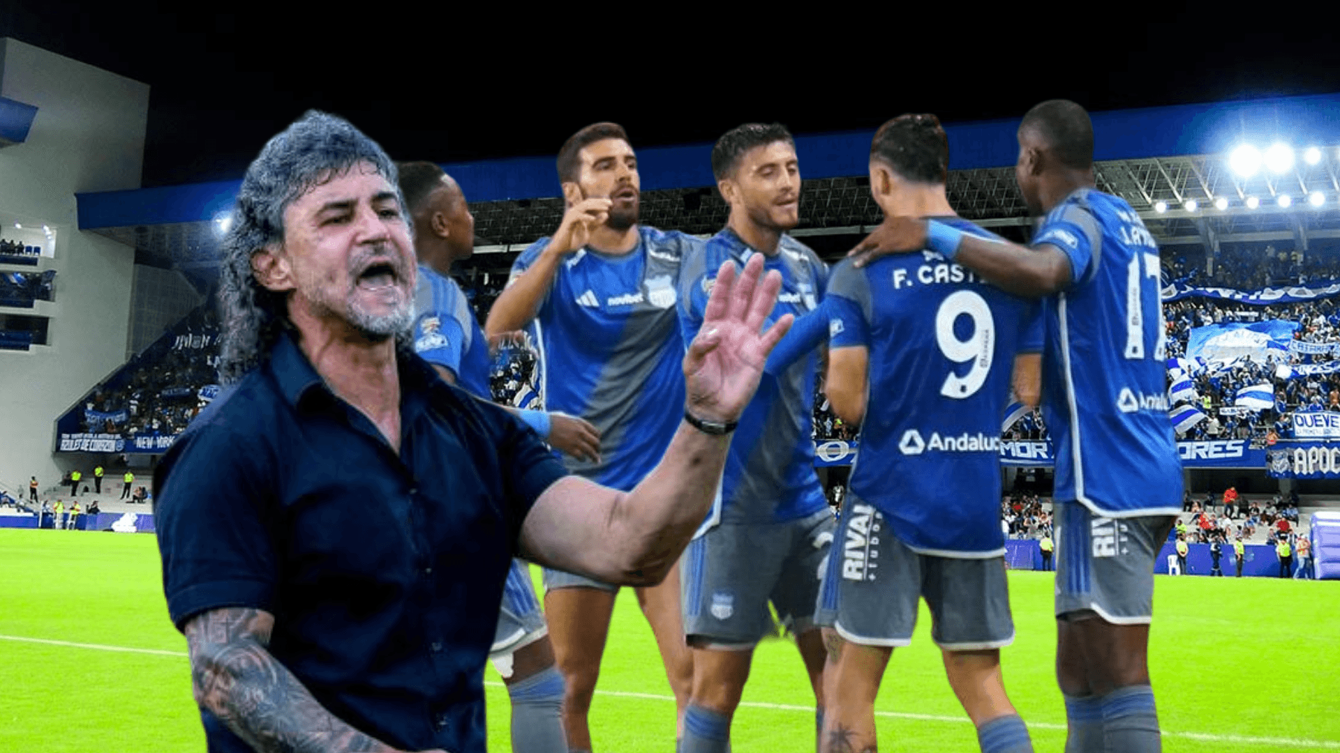 Leonel Álvarez, Emelec. Foto tomada de: El Colombiano