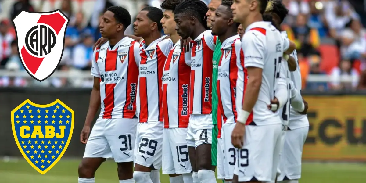 Liga de Quito, Boca y River / Foto de: Nación Fútbol Ecuador