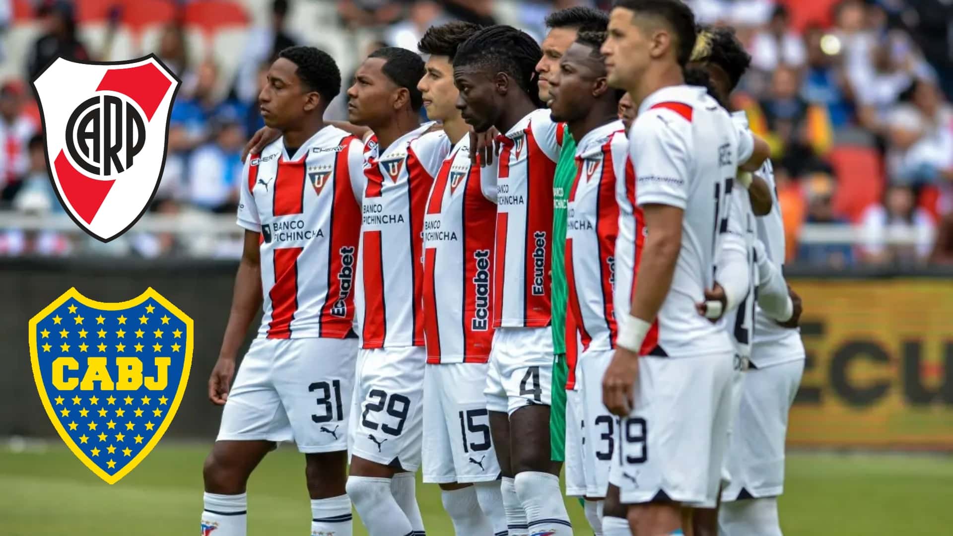 Liga de Quito, Boca y River / Foto de: Nación Fútbol Ecuador