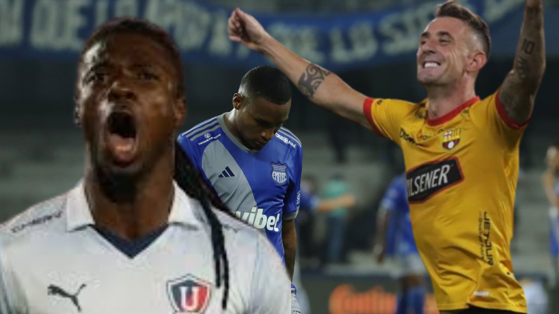 Liga de Quito, Emelec y Barcelona SC