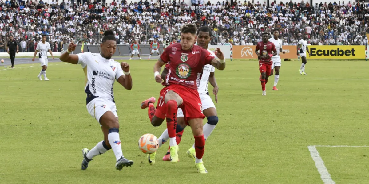 Liga de Quito vs Mushuc Runa / Foto tomada de: API