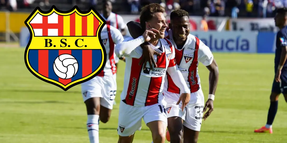 Liga de Quito y Barcelona SC / Foto de: Nación Fútbol Ecuador