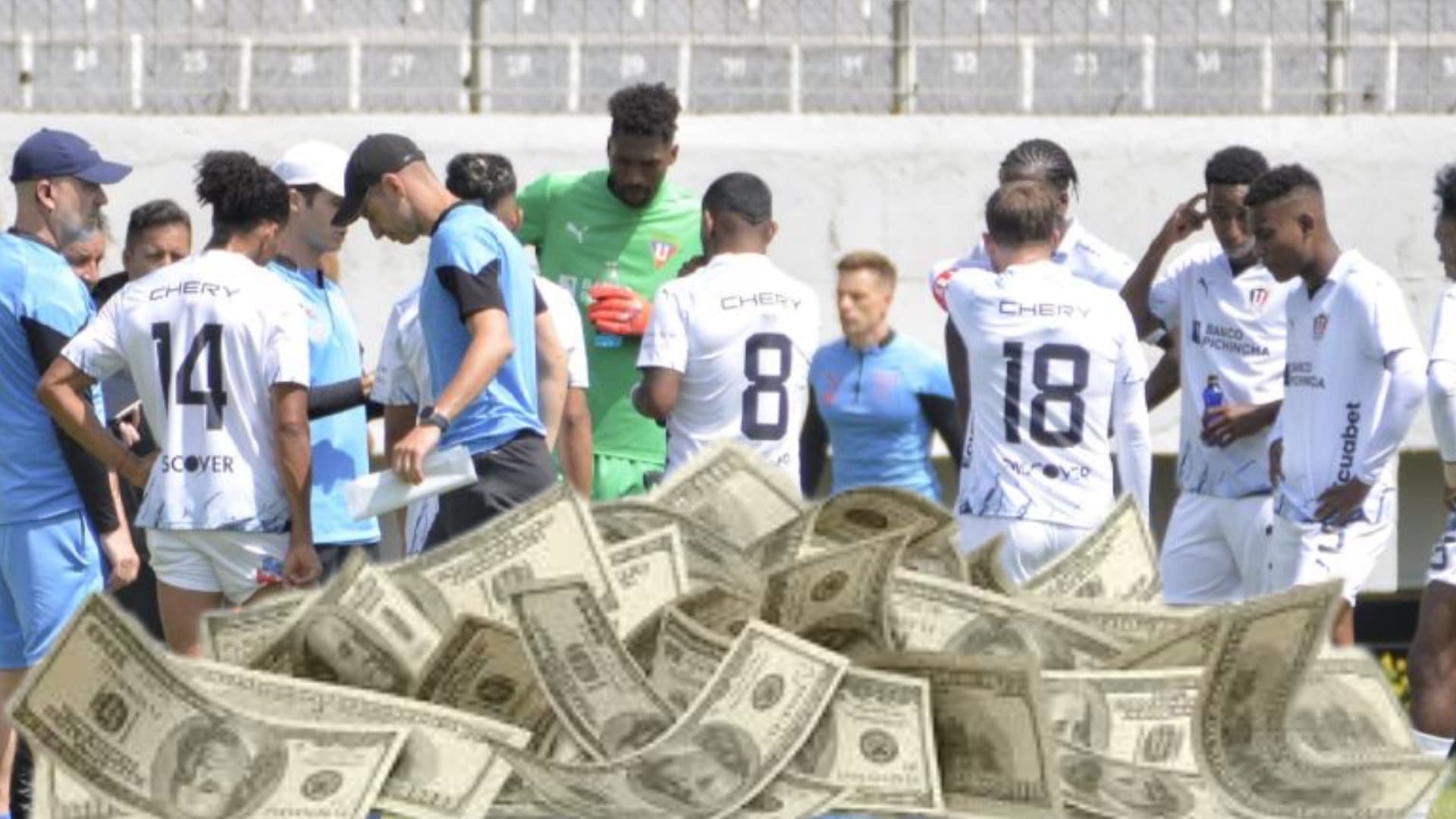 Liga de Quito y dinero