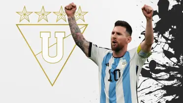 Lionel Messi-Liga de Quito / Foto: El Futbolero Ecuador