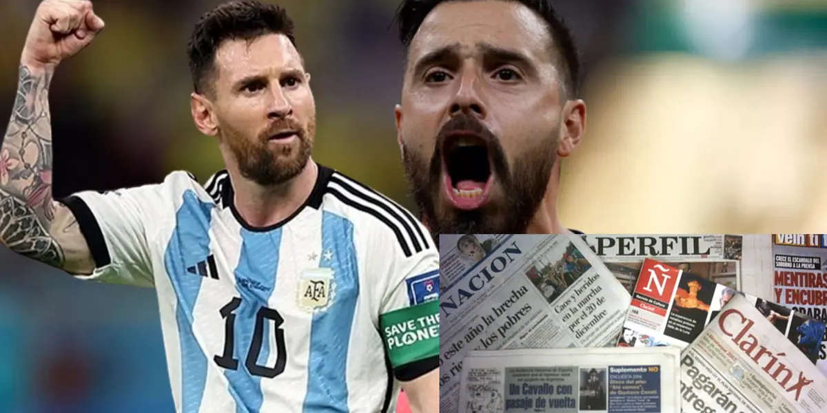 Lionel Messi y Hernán Galíndez