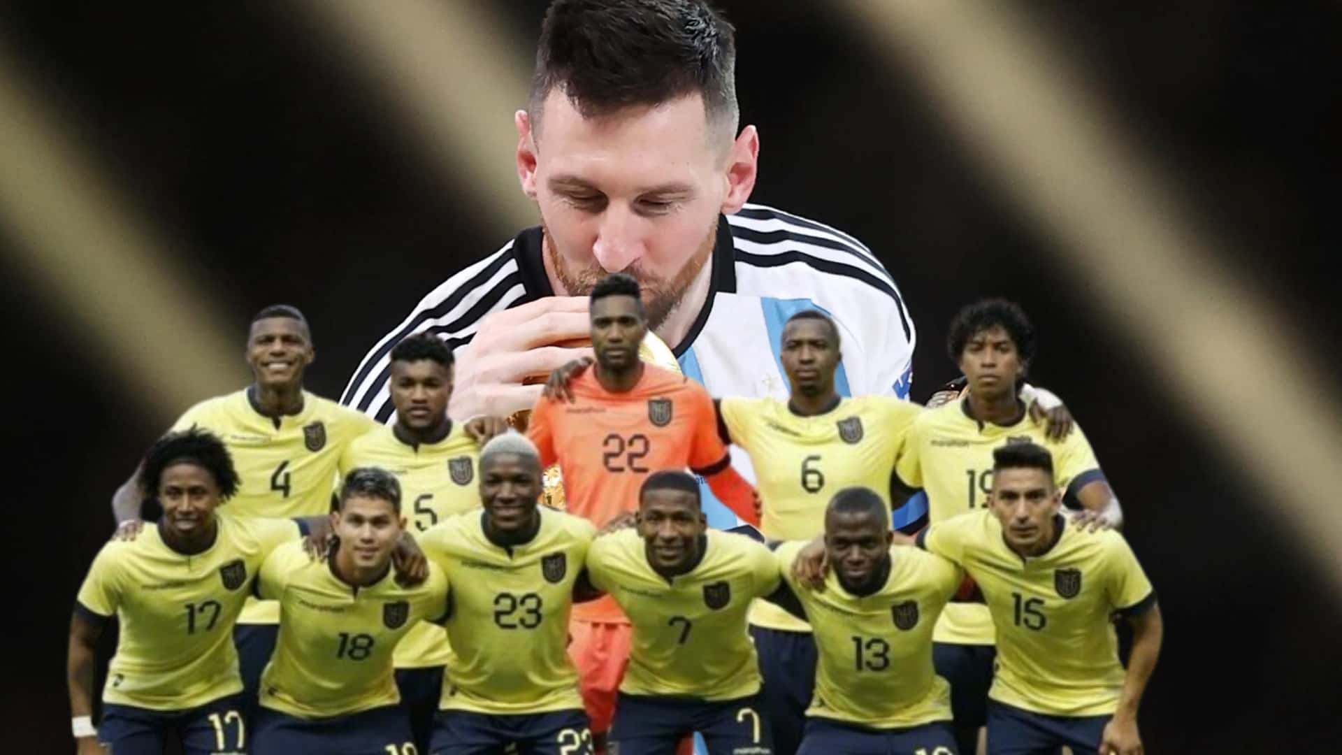 Lionel Messi y la selección de Ecuador