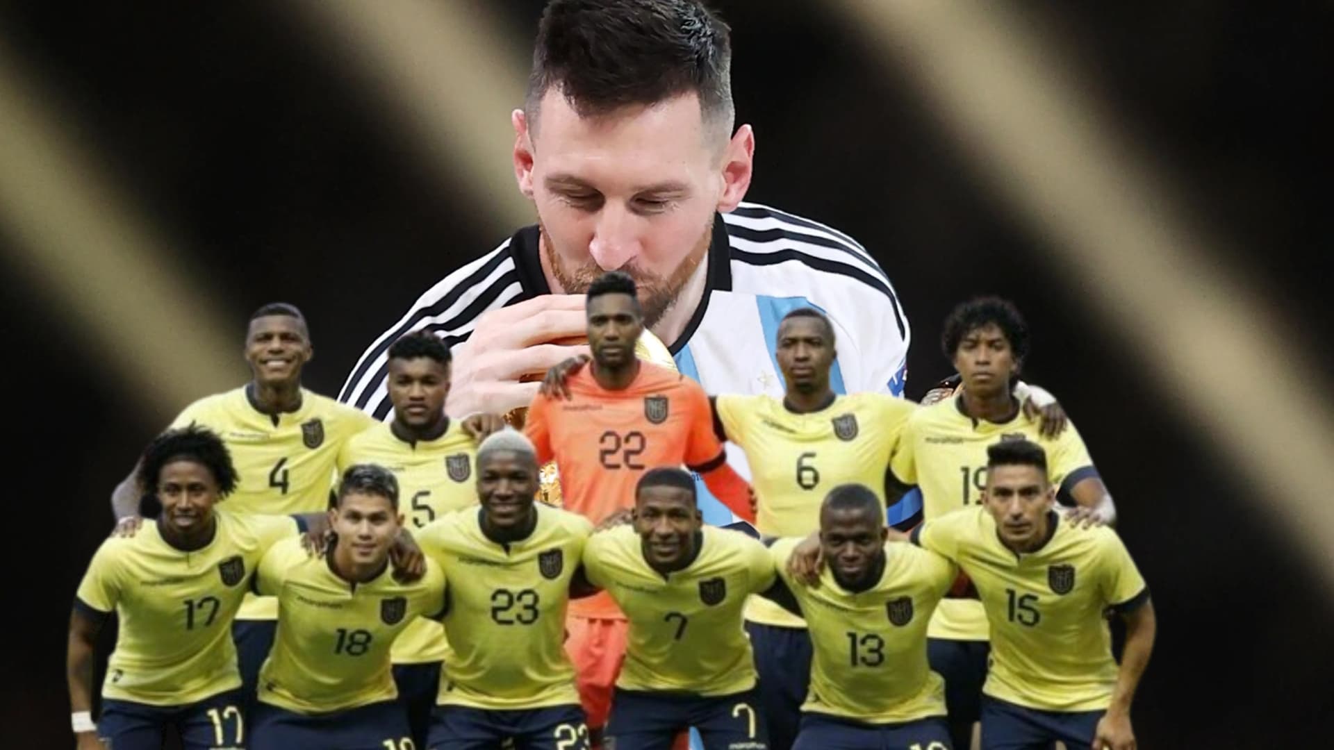 Lionel Messi y la selección de Ecuador