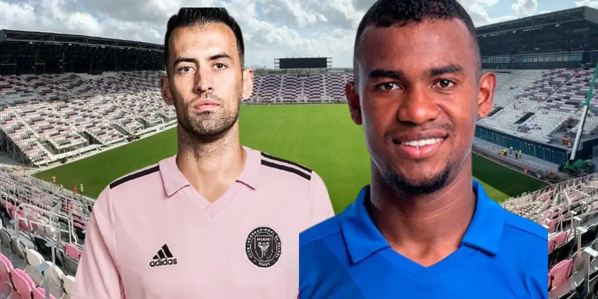 Llegó para sentarlo y Dixon reaccionó así al primer entrenamiento con Busquets