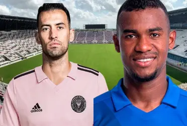 Llegó para sentarlo y Dixon reaccionó así al primer entrenamiento con Busquets