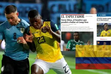 Lo que dice la prensa colombiana sobre el partido entre Ecuador y Uruguay