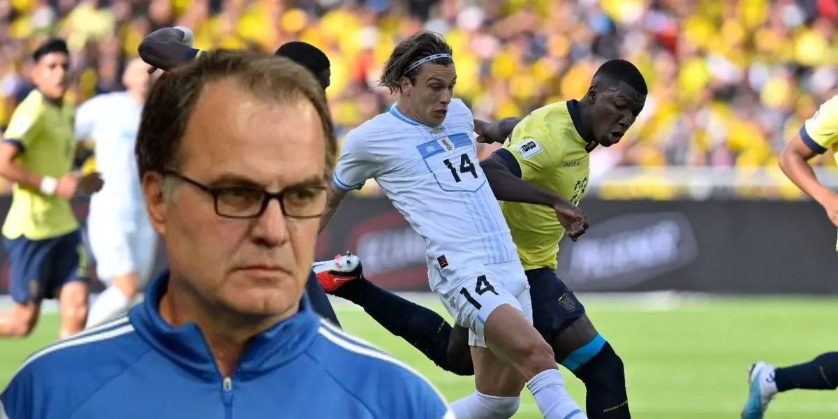 Lo que dijo Bielsa sobre el partido entre Ecuador y Uruguay, aún le duele la derrota