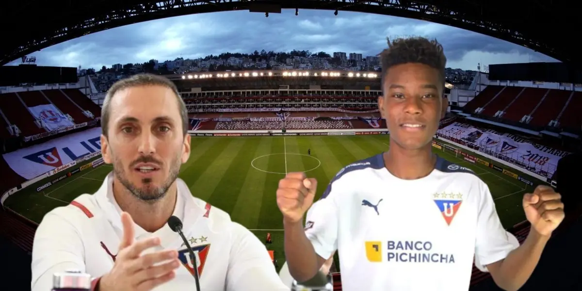 Lo que dijo el DT de Liga de Quito sobre la posible salida de Oscar Zambrano