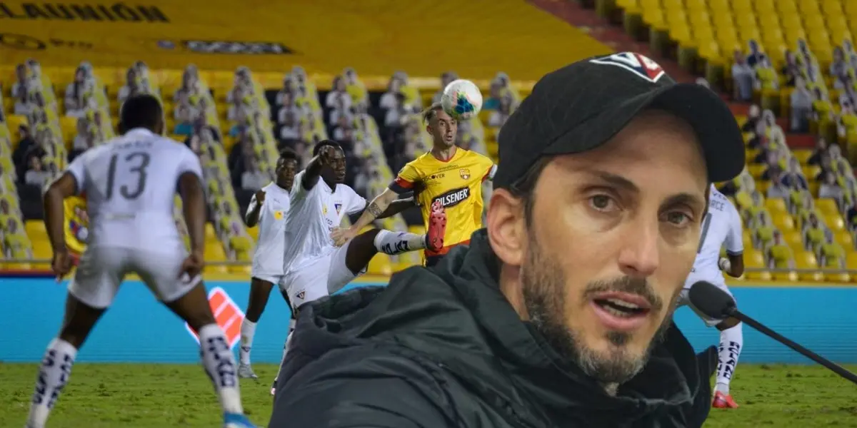 Lo que dijo Luis Zubeldía sobre el partido Liga de Quito vs Barcelona SC