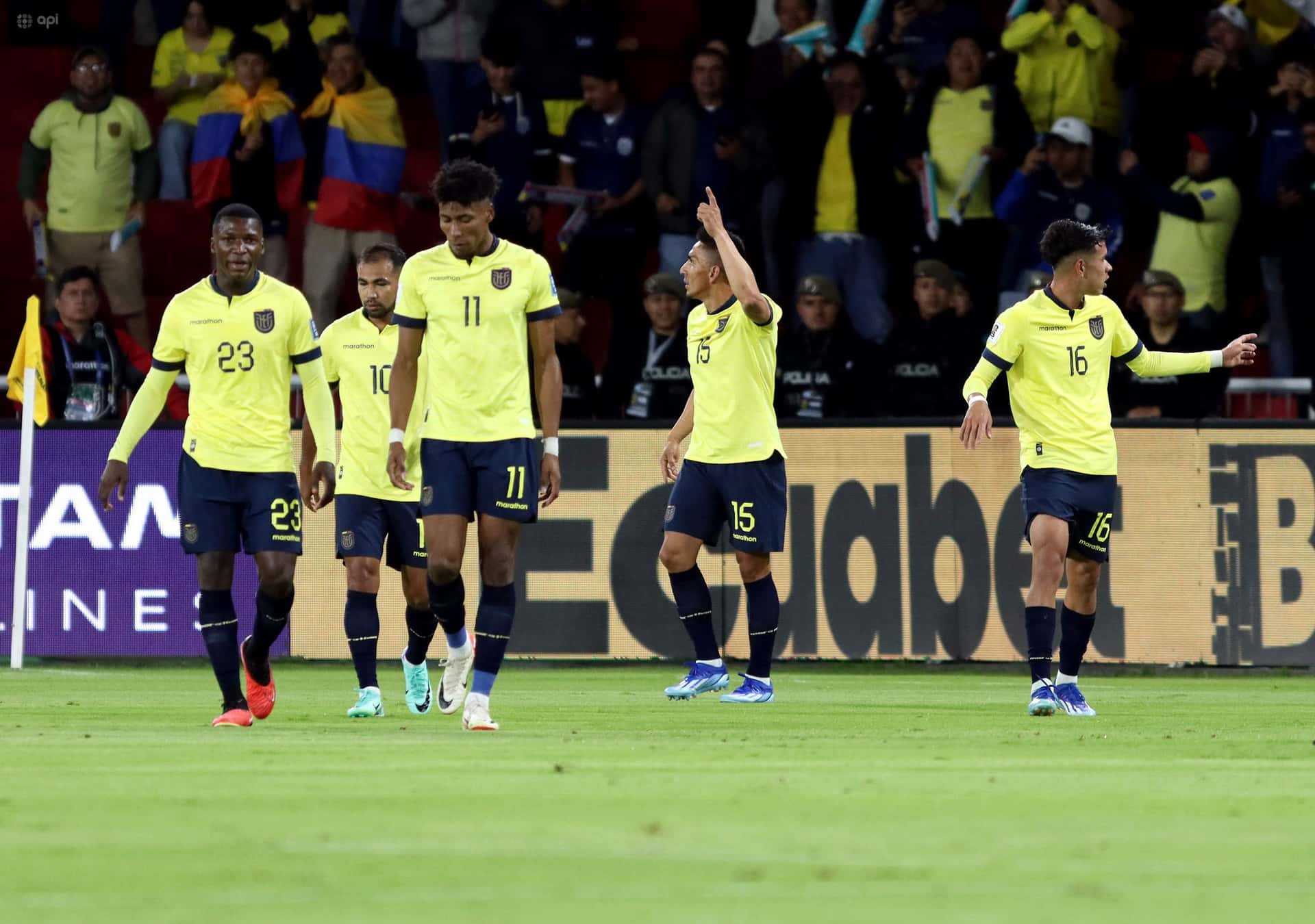 Los jóvenes ecuatorianos lograron vencer por 5 a 2 al equipo Albirrojo.