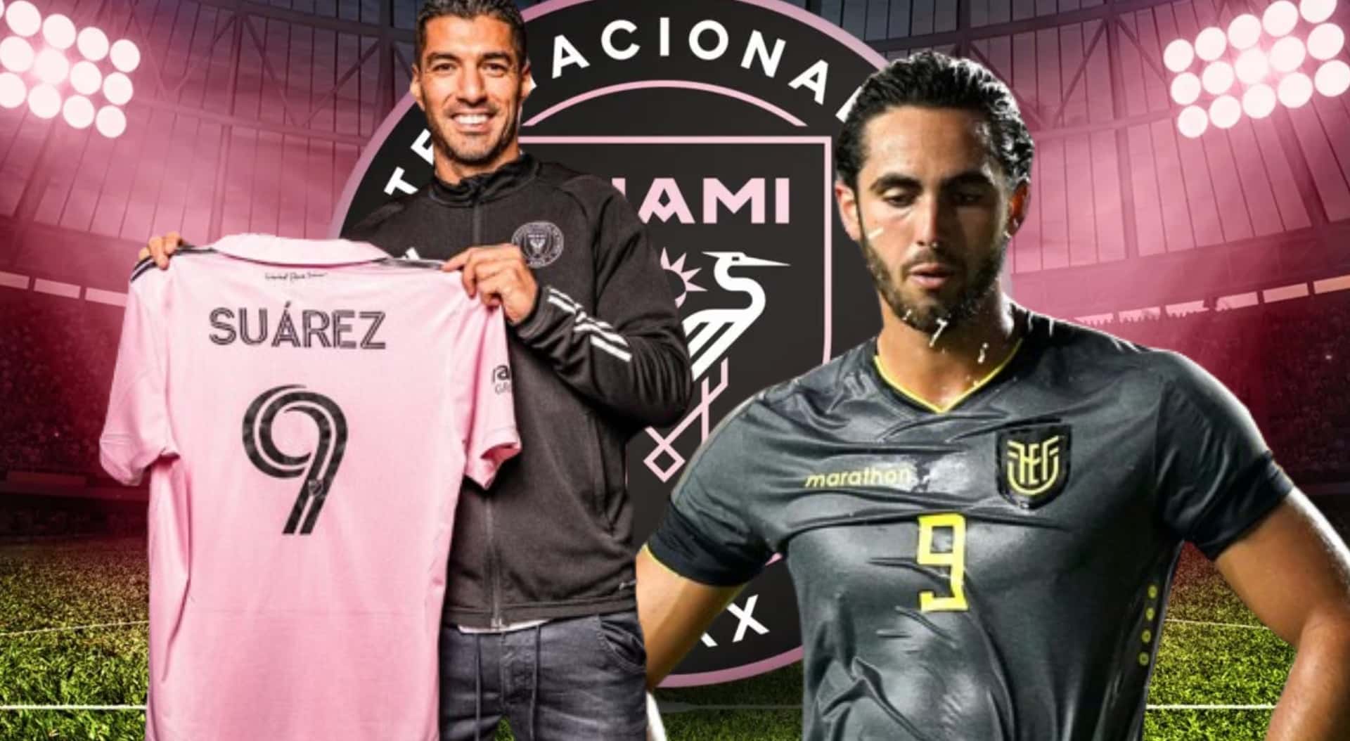 Luis Suárez y Leo Campana