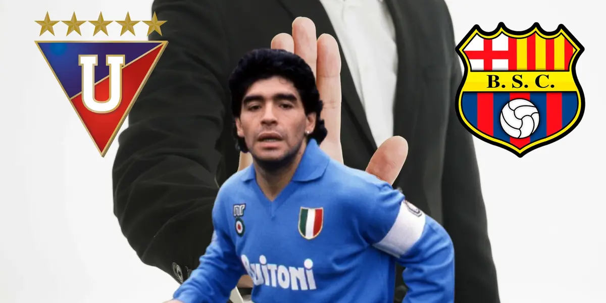 Maradona / Foto de: Nación Fútbol Ecuador