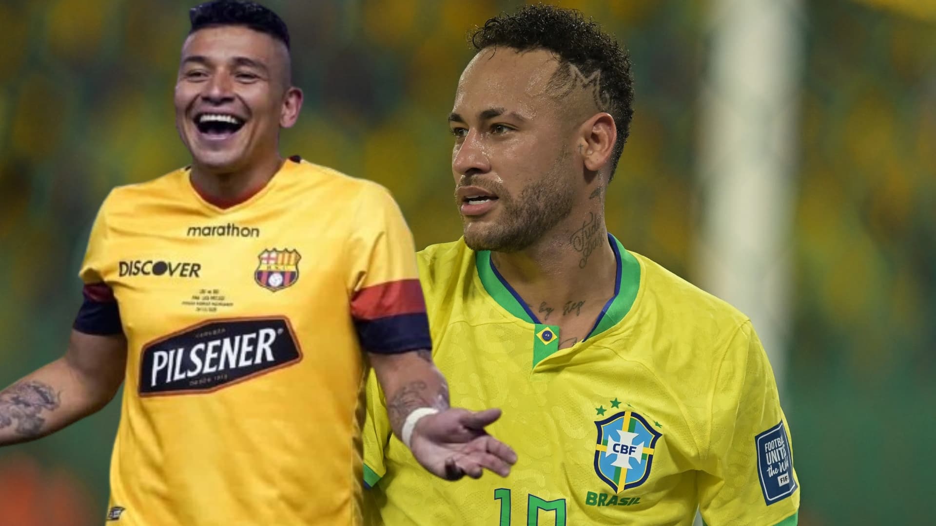 Mario Pineida y Neymar Jr.