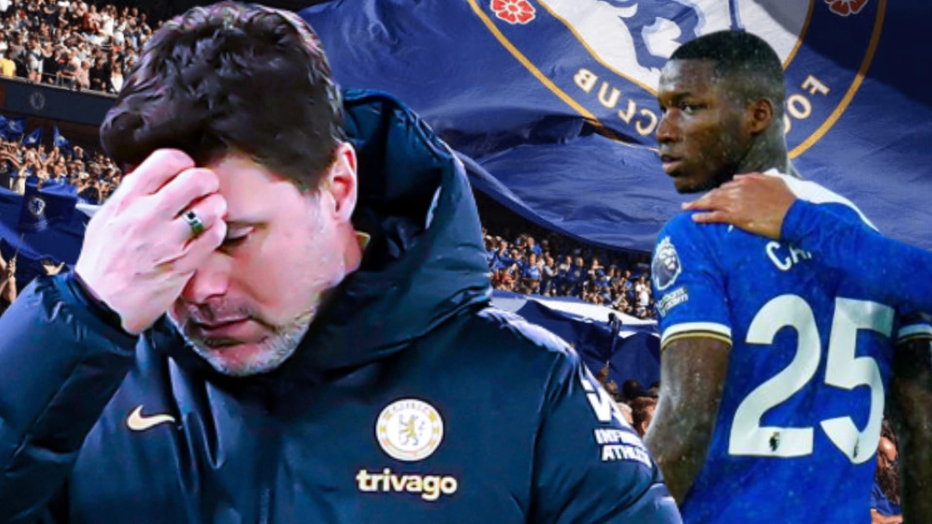 Mauricio Pochettino y Moisés Caicedo