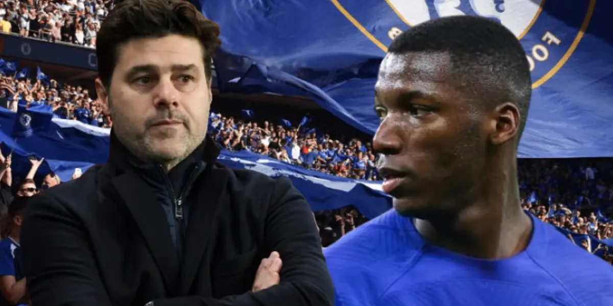 Mauricio Pochettino y Moisés Caicedo