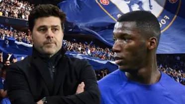 Mauricio Pochettino y Moisés Caicedo
