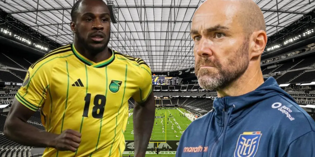 Michail Antonio y Félix Sánchez (Foto tomada de: HNTB/La Tri/Expreso)