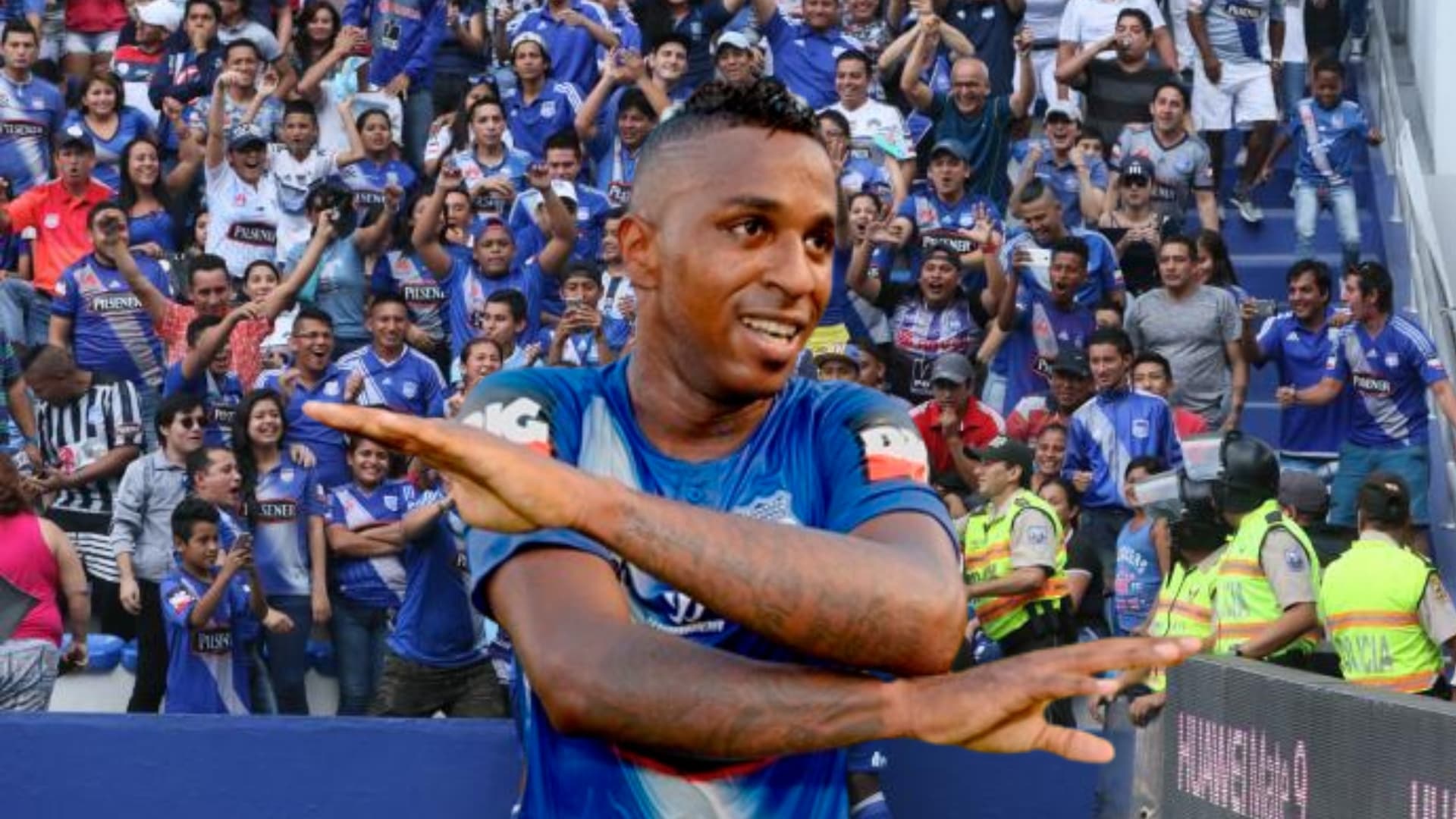 Miller Bolaños jugador de Emelec