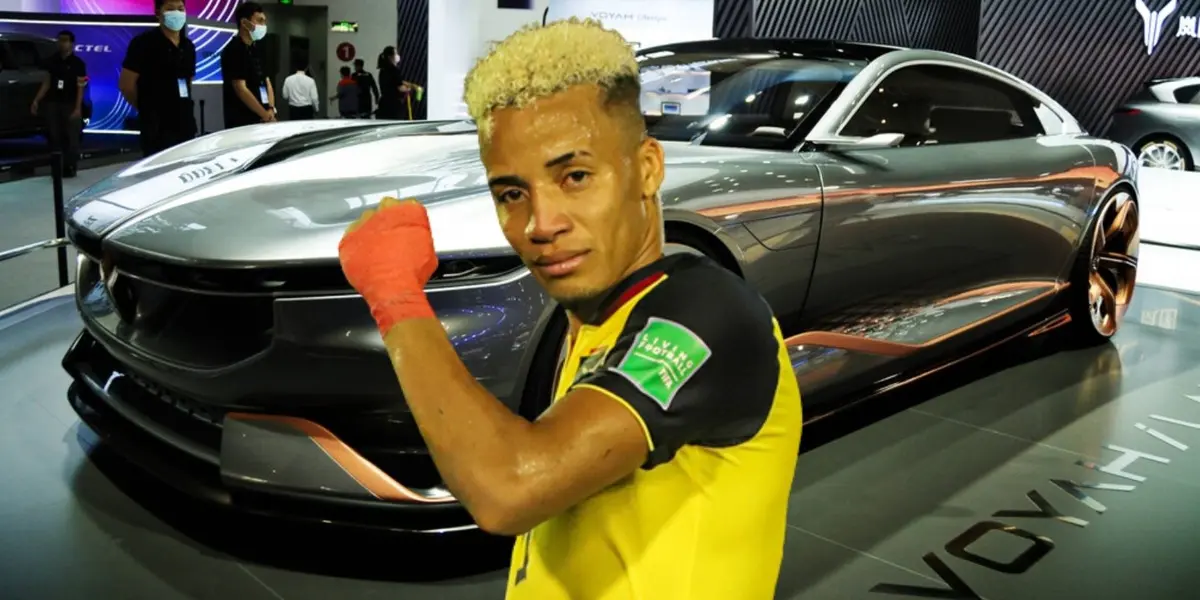 Mira el auto que conduce Byron Castillo