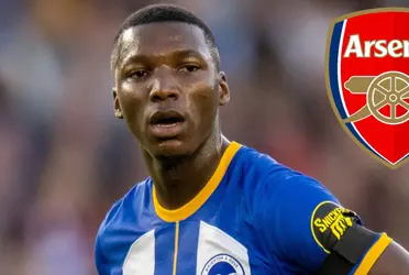 Moisés Caicedo fue seguido a inicios de año por el equipo de Mikel Arteta