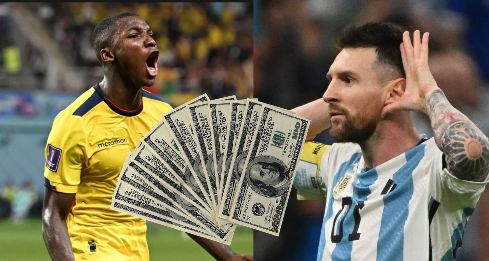 Moisés Caicedo superó al valor de Lionel Messi, mira cuánto vale ahora