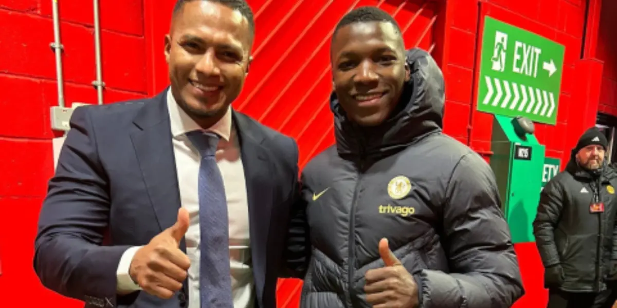 Moisés Caicedo y Antonio Valencia / Foto tomada de: API