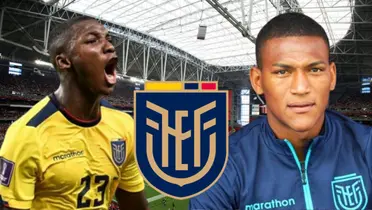 Moisés Caicedo y Carlos Gruezo (Foto tomada de: Walter P Moore/Ecuavisa/Carlos Gruezo/Wikipedia)