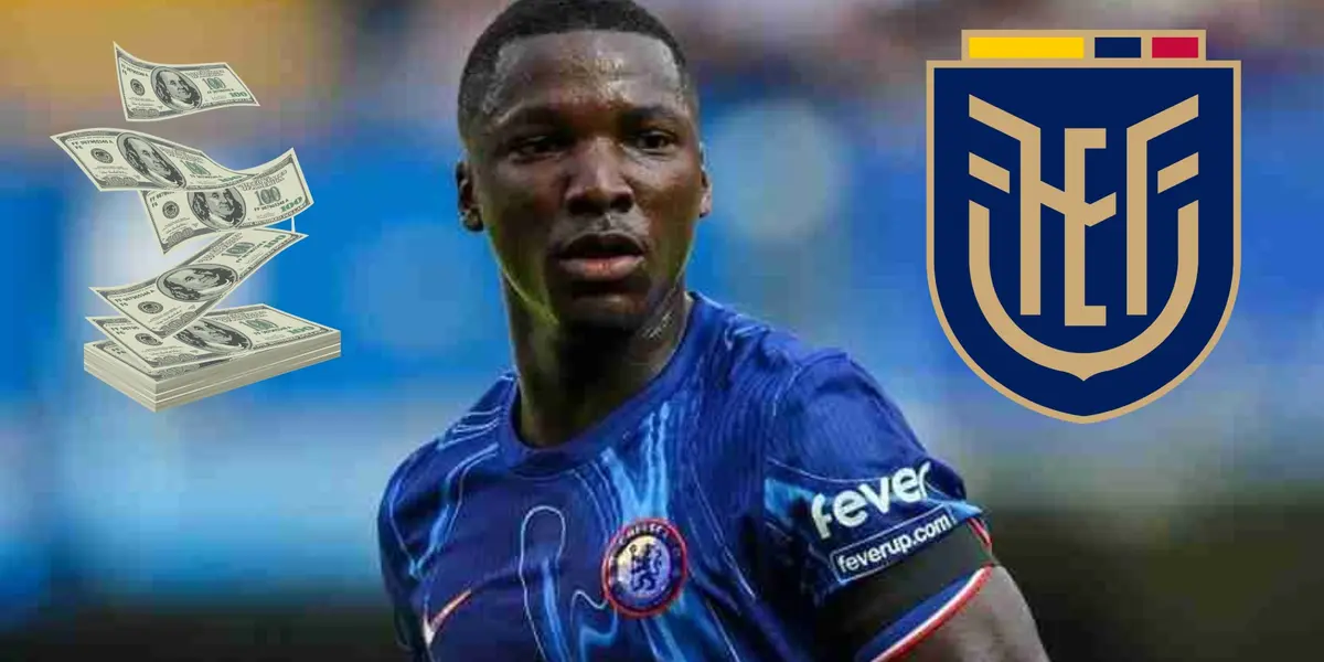 Moisés Caicedo y Ecuador / Foto de: Nación Fútbol Ecuador