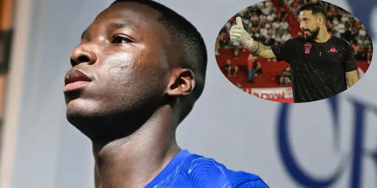 Moisés Caicedo y  Hernán Galíndez. FOTO: Blog de Fútbol