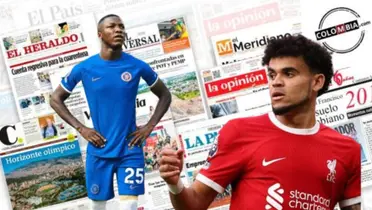 Moisés Caicedo y Luis Díaz