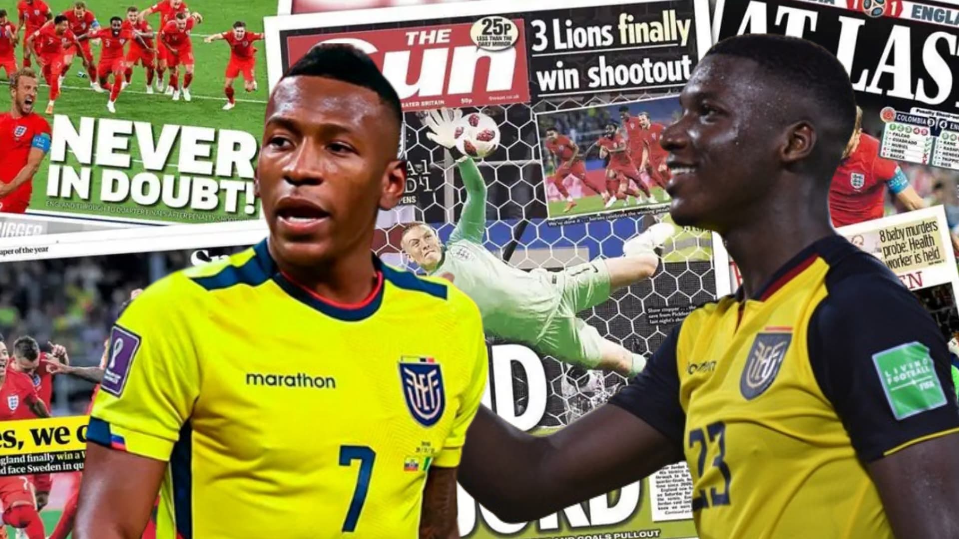 Moisés Caicedo y Pervis Estupiñán
