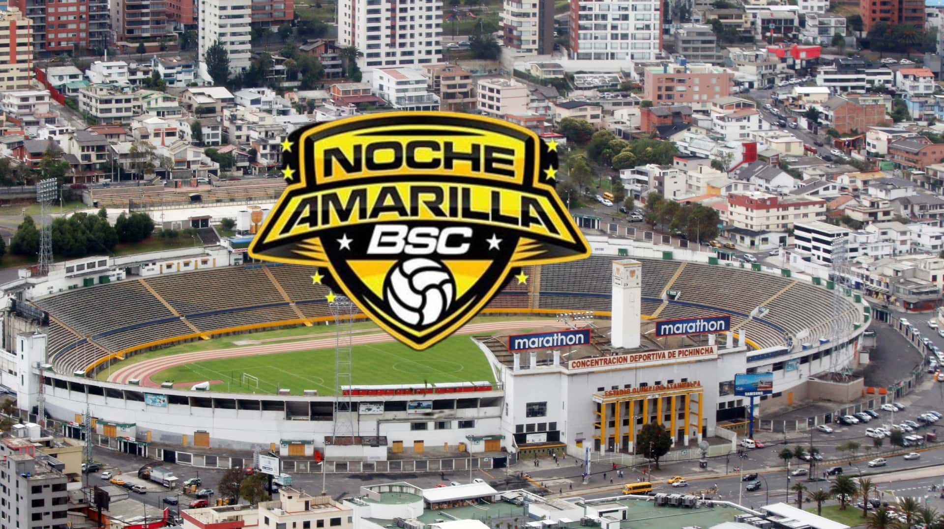 Noche Amarilla y ciudad de Quito