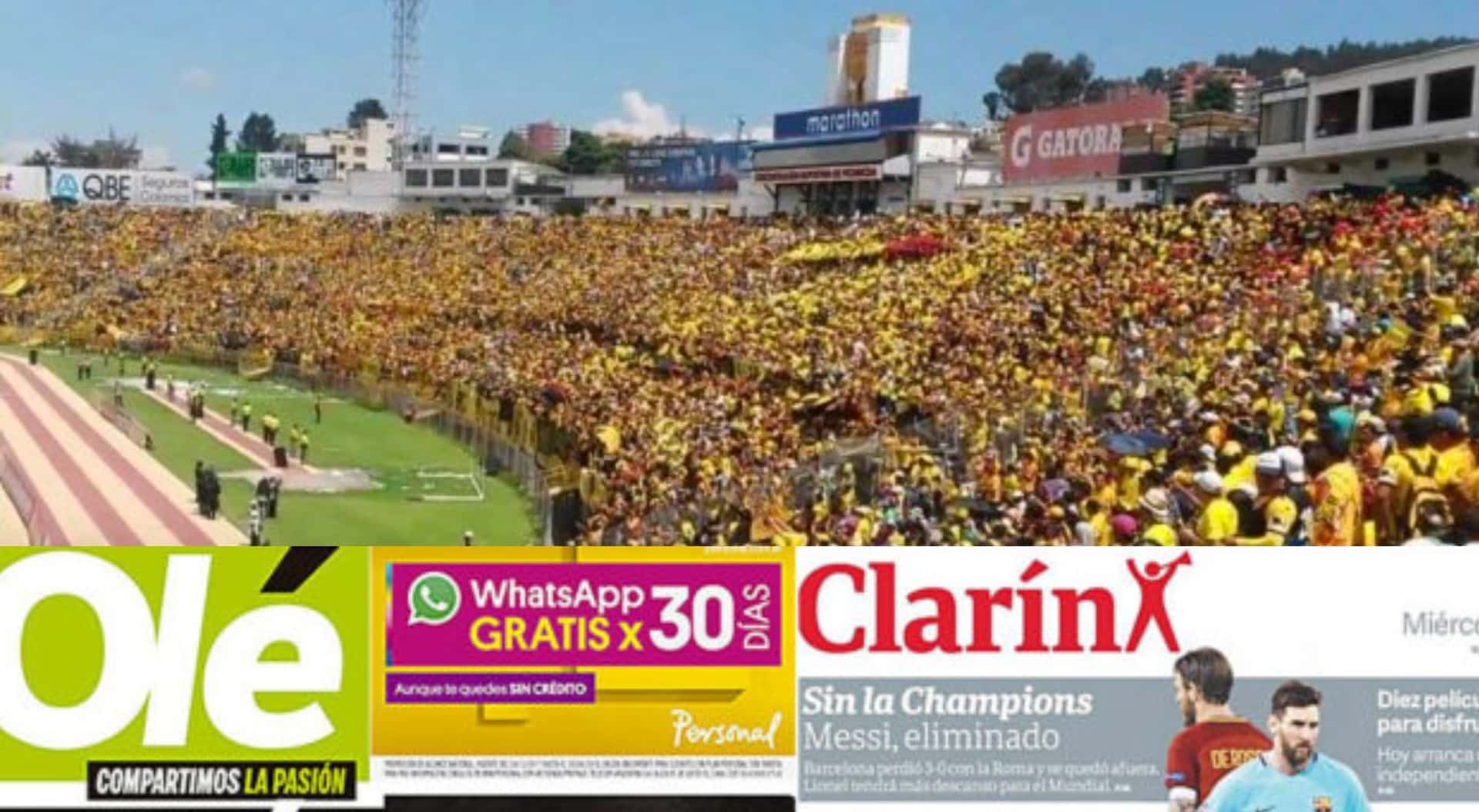 Noche Amarilla y prensa argentina