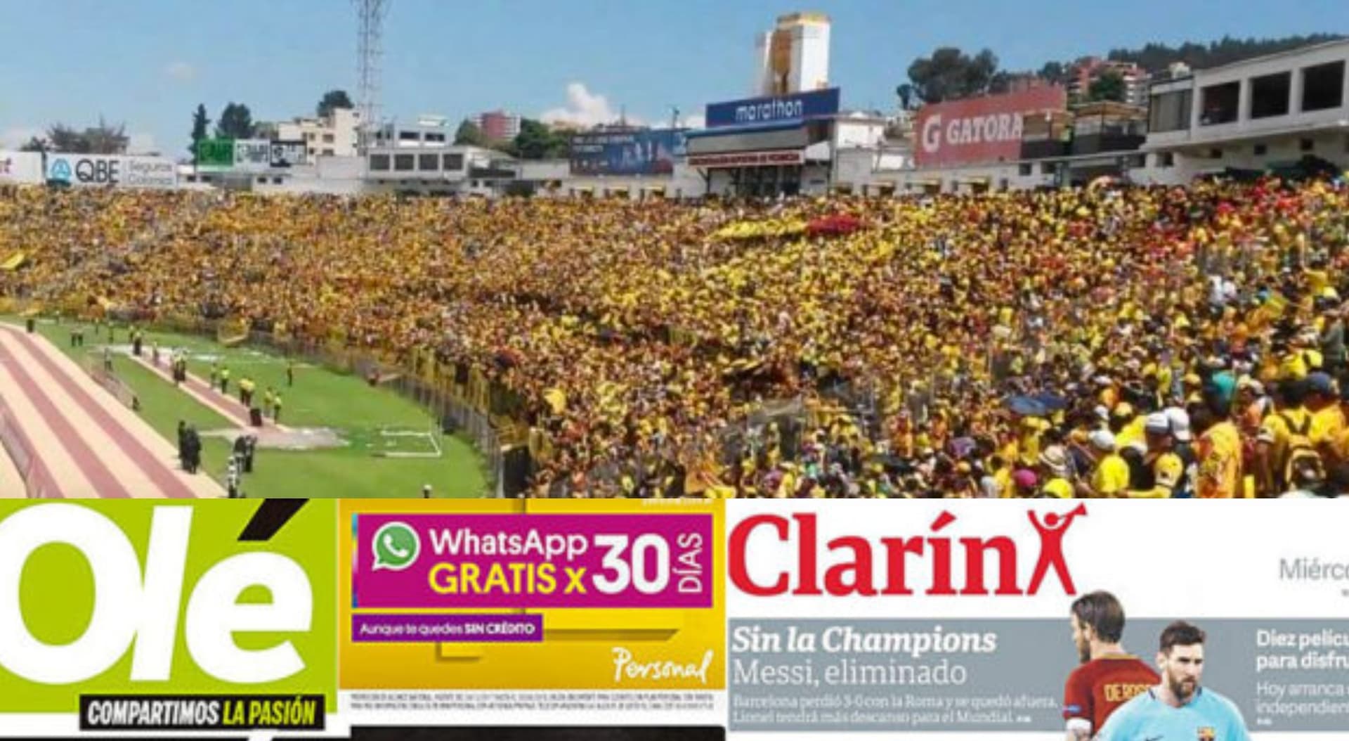 Noche Amarilla y prensa argentina