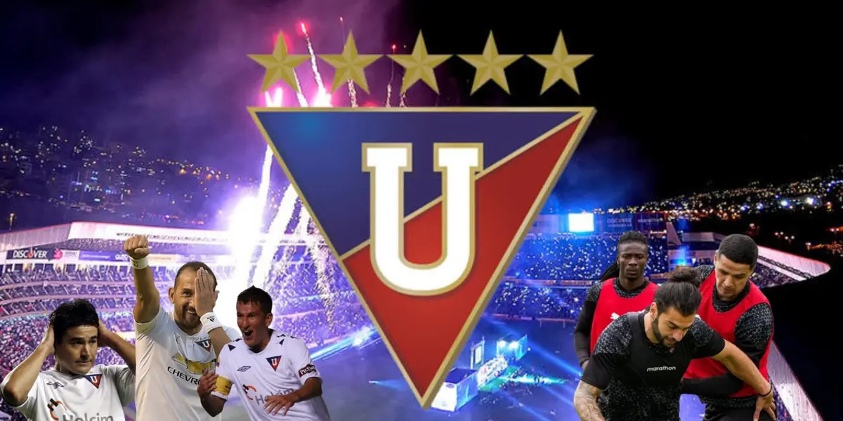 Noche blanca con jugadores de Liga de Quito. Foto: El Crack