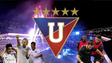 Noche blanca con jugadores de Liga de Quito. Foto: El Crack