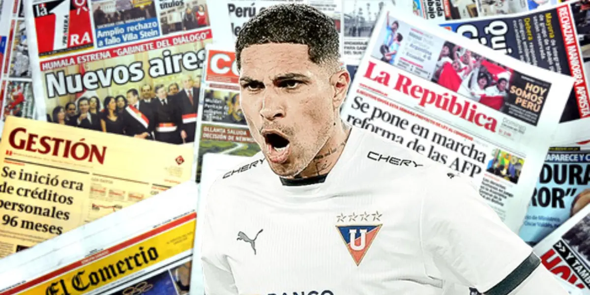 Paolo Guerrero jugador peruano