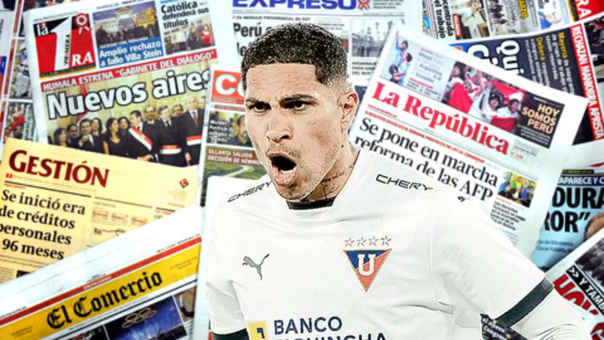 Paolo Guerrero jugador peruano