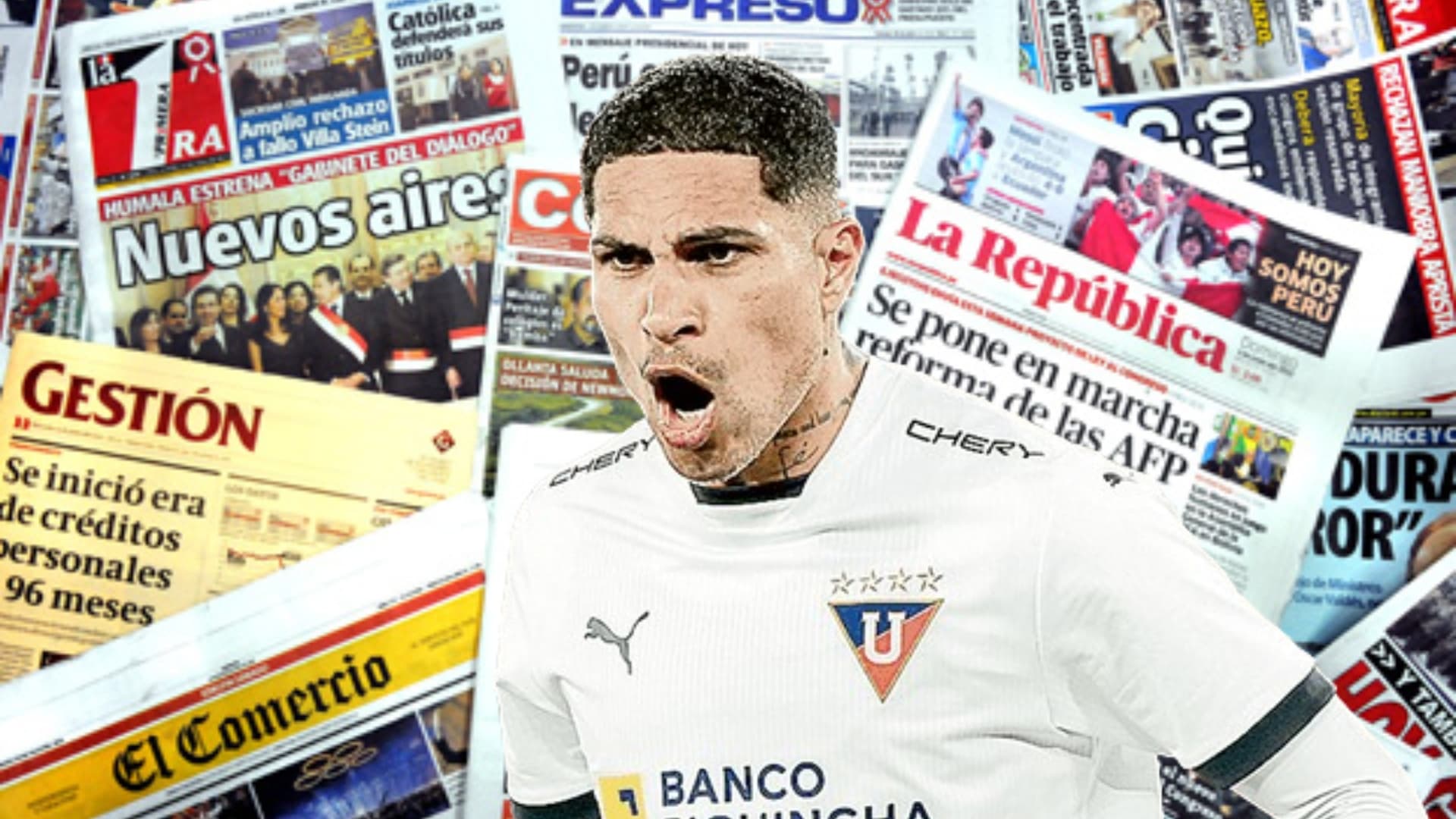Paolo Guerrero jugador peruano