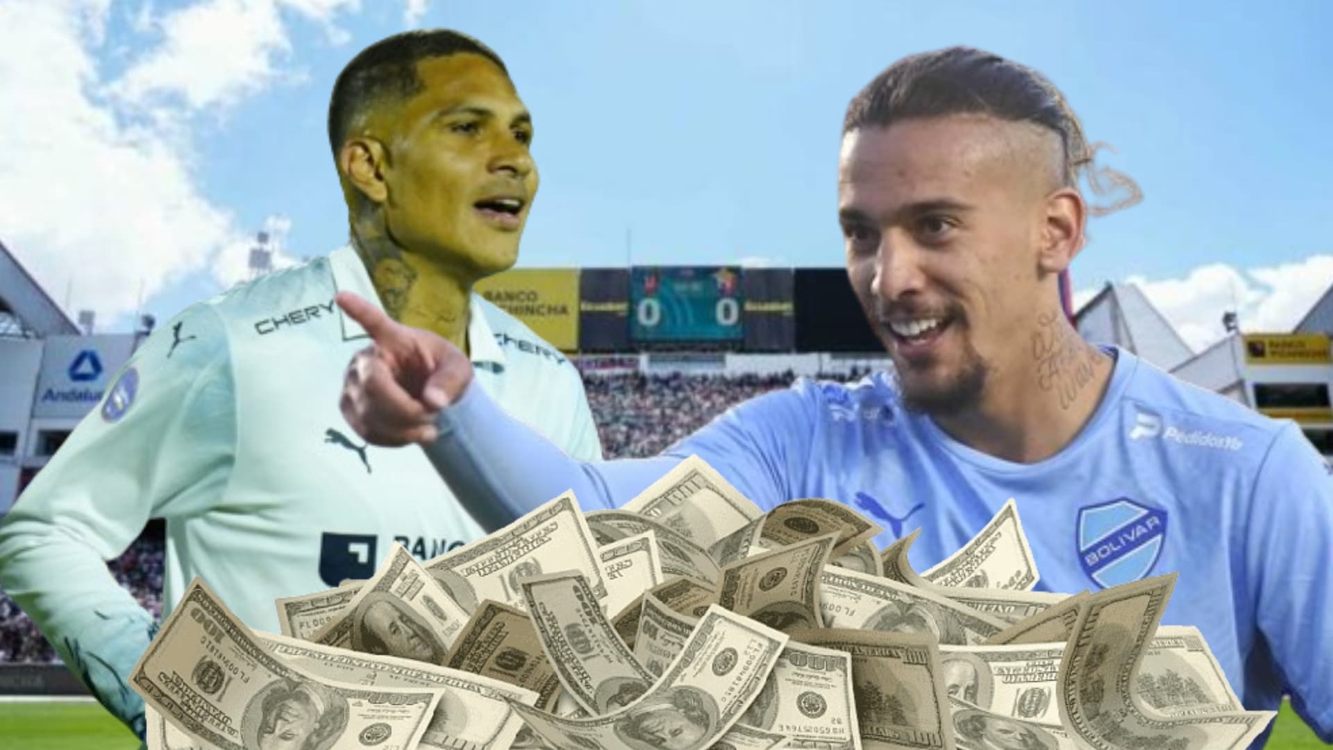 Paolo Guerrero y Francisco Da Costa